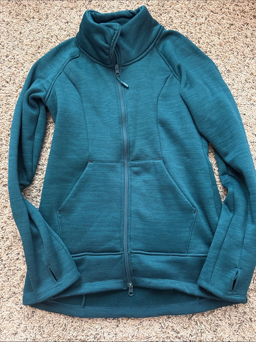 Mondetta Teal Zip-Up light weight Jacket